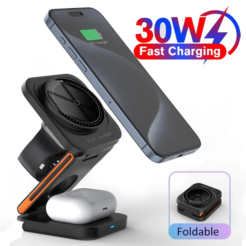 3-in-1 Magnetic Wireless Charging Station™