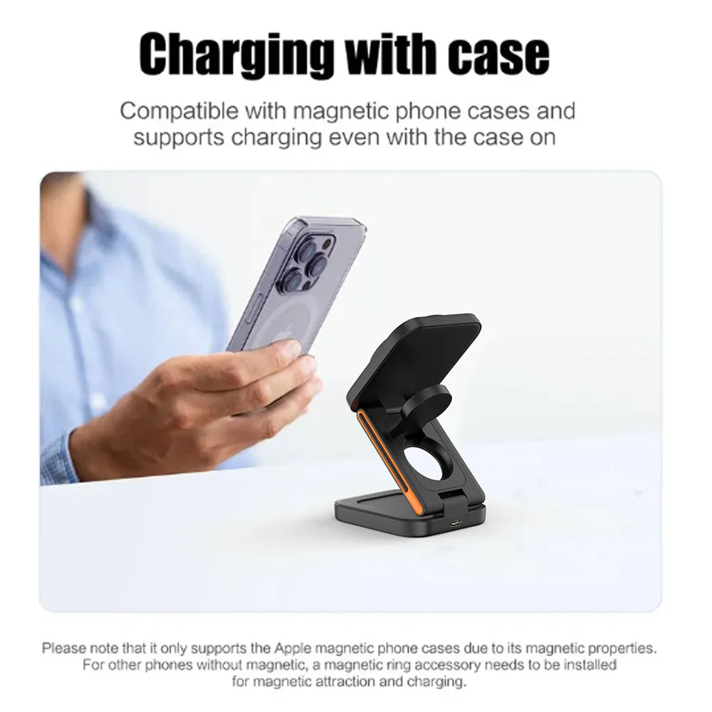 3-in-1 Magnetic Wireless Charging Station™