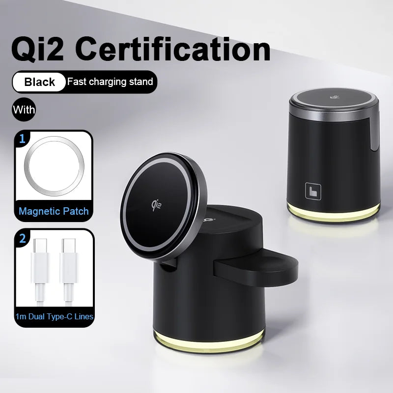 3-in-1 Qi2 Wireless Charging Station™